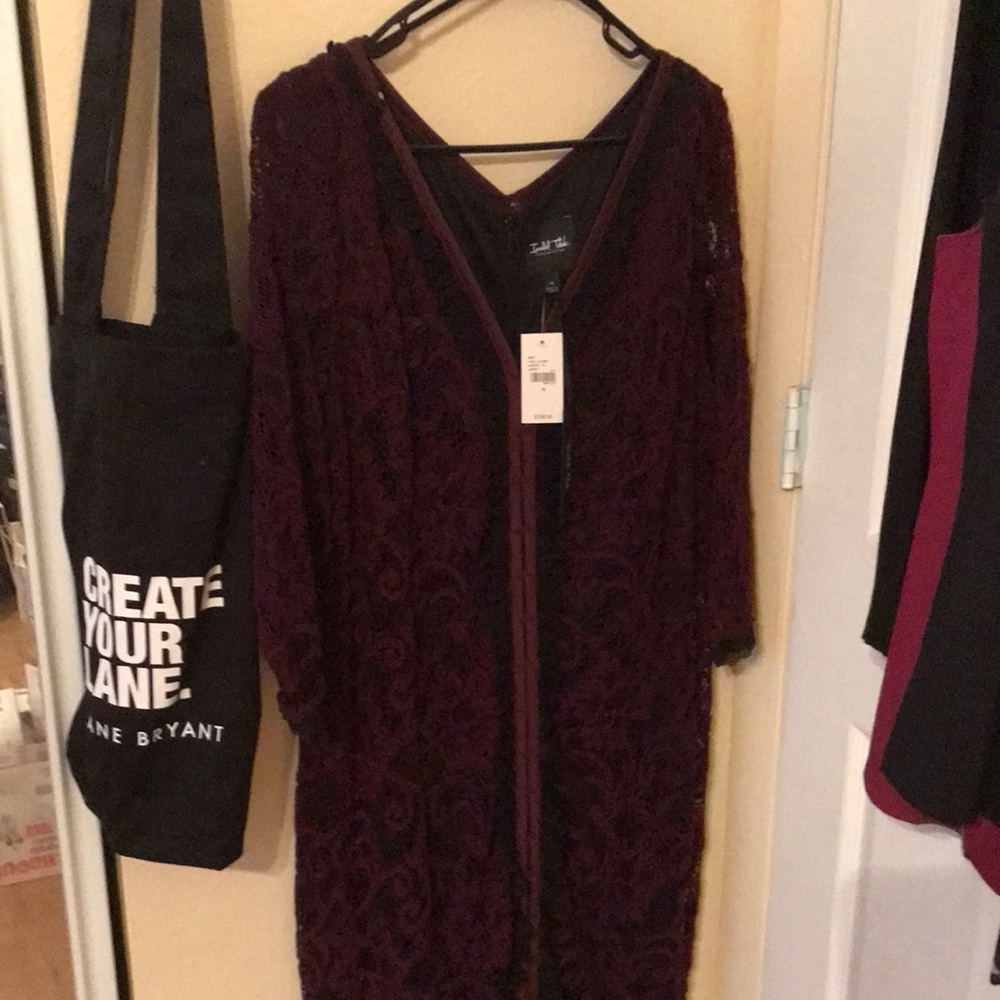 NWT Lane Bryant Designer Lace Dress by Isabel Toledo Size 18